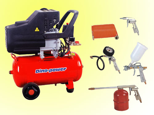 spray gun kit with compressor